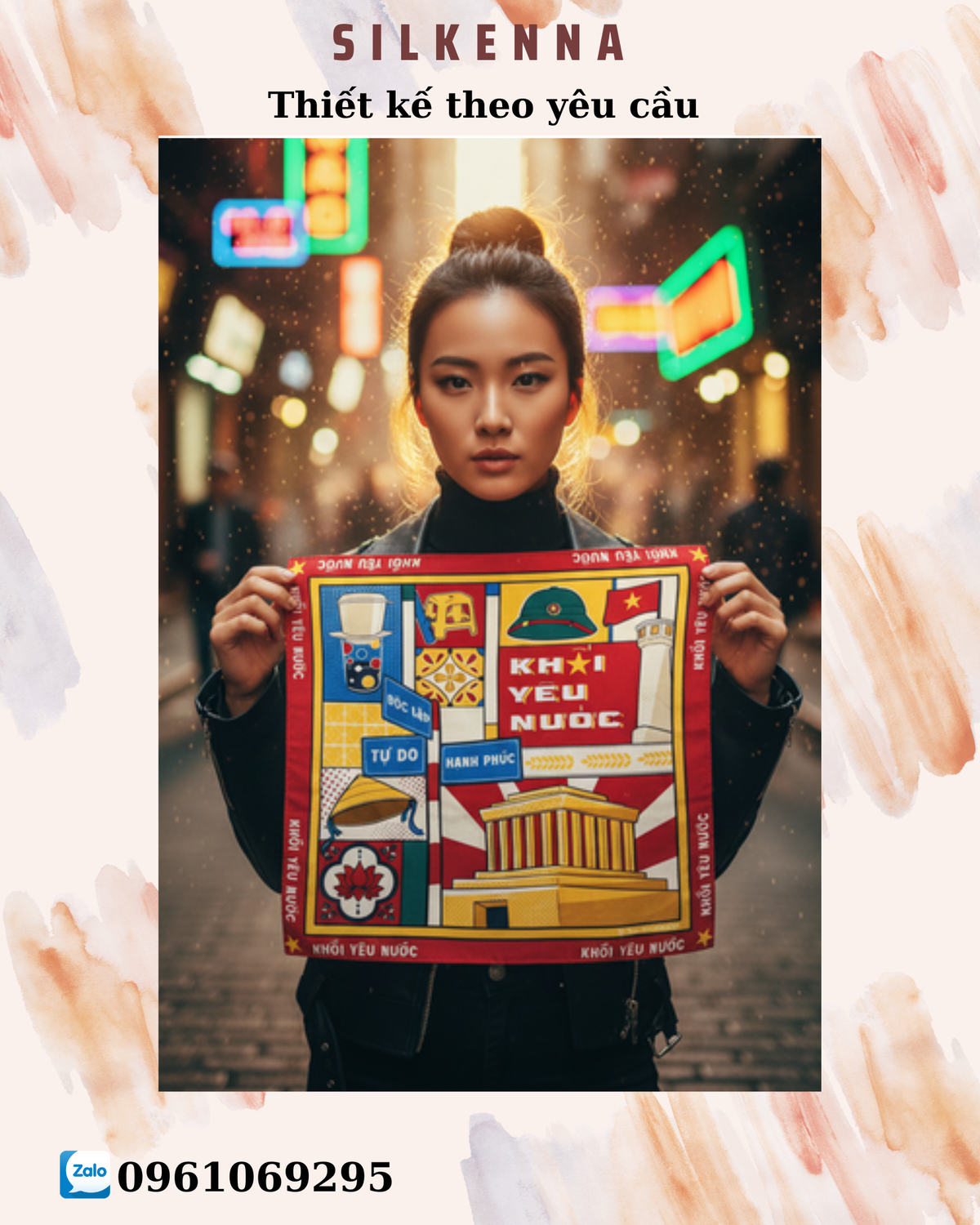 Khăn vân gỗ bandana K31