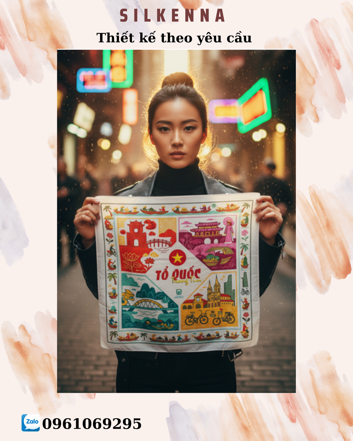 Khăn vân gỗ bandana K35