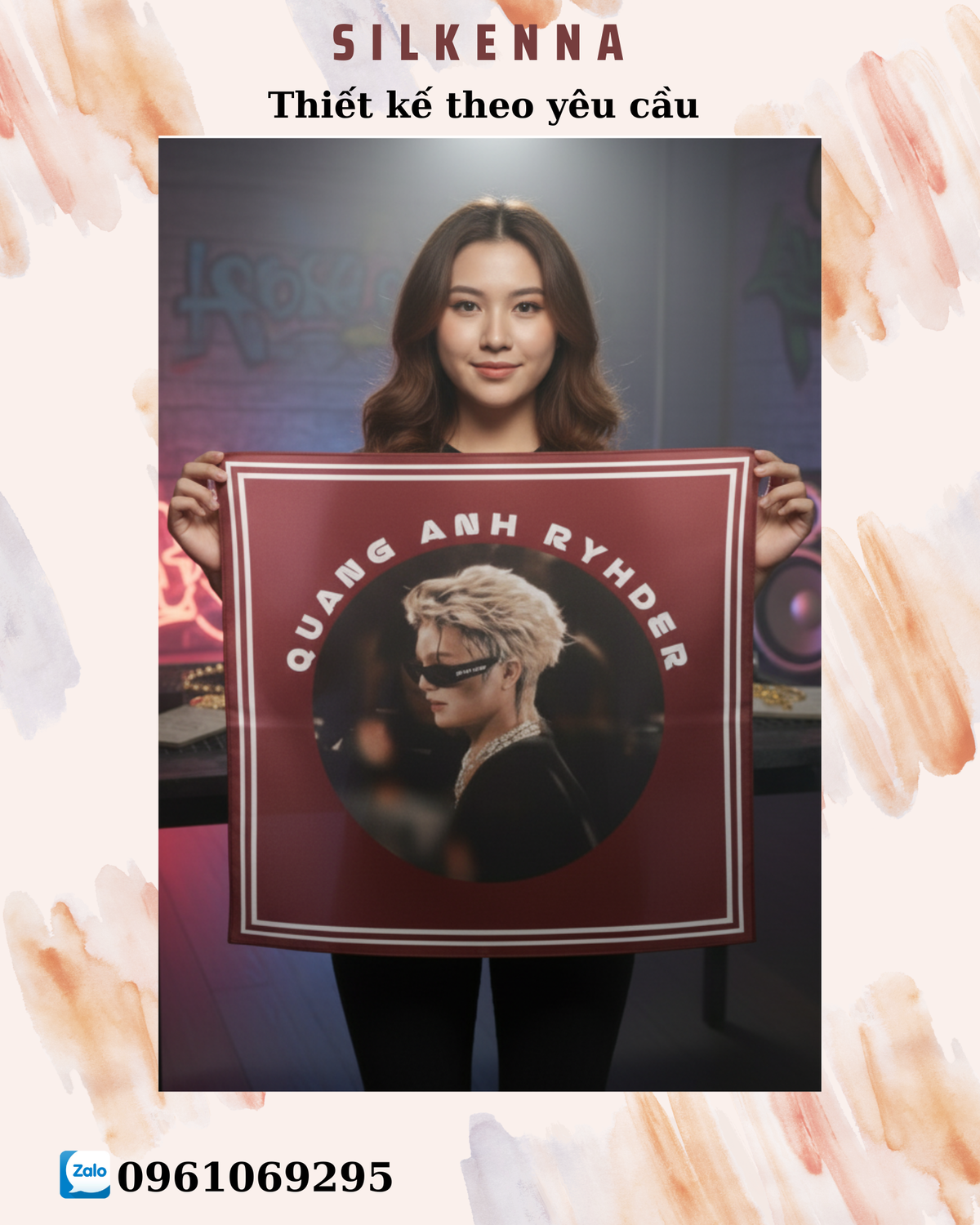 Khăn vân gỗ bandana K38