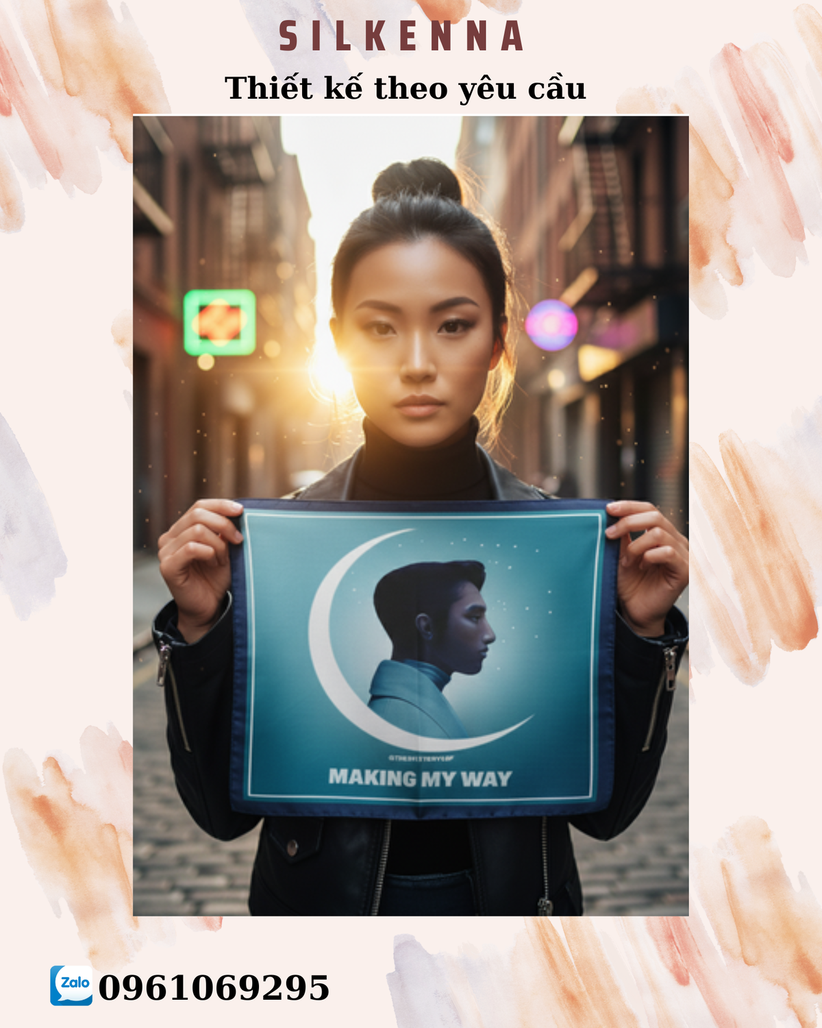 Khăn vân gỗ bandana K36