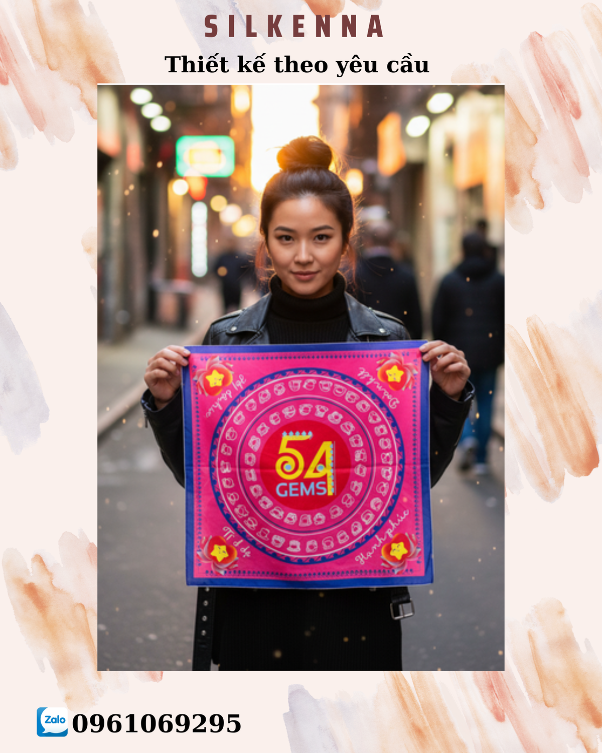 Khăn vuông bandana K22