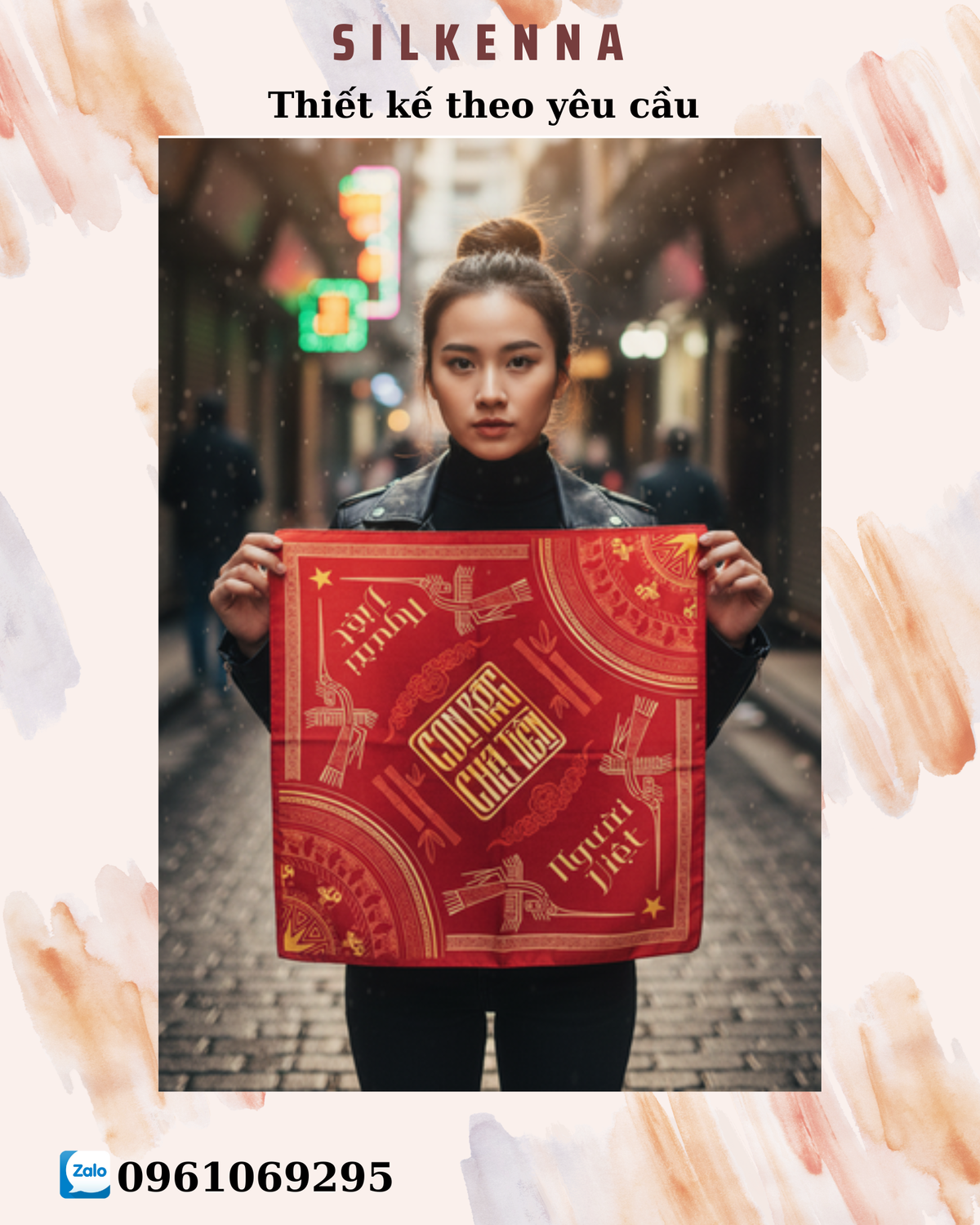 Khăn vân gỗ bandana K32