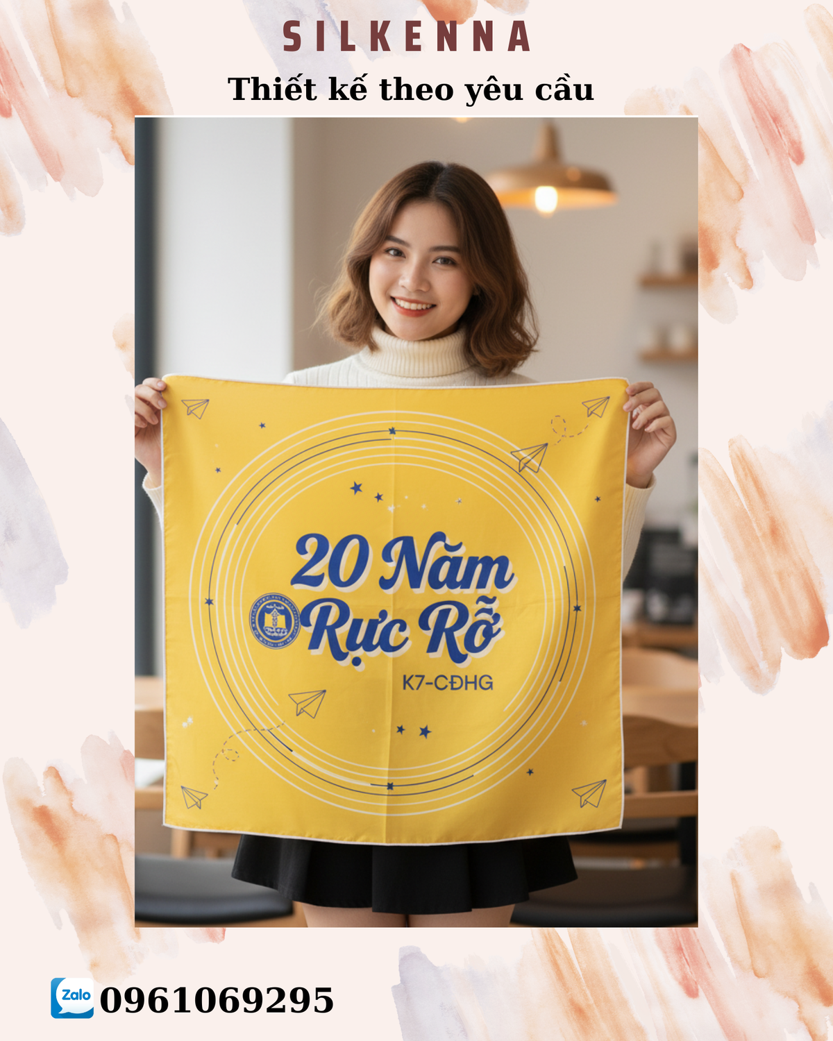 Khăn vân gỗ bandana K33