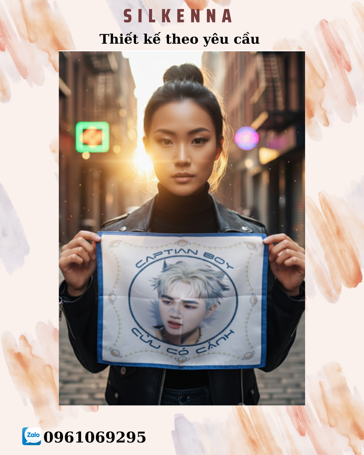 Khăn vân gỗ bandana K37