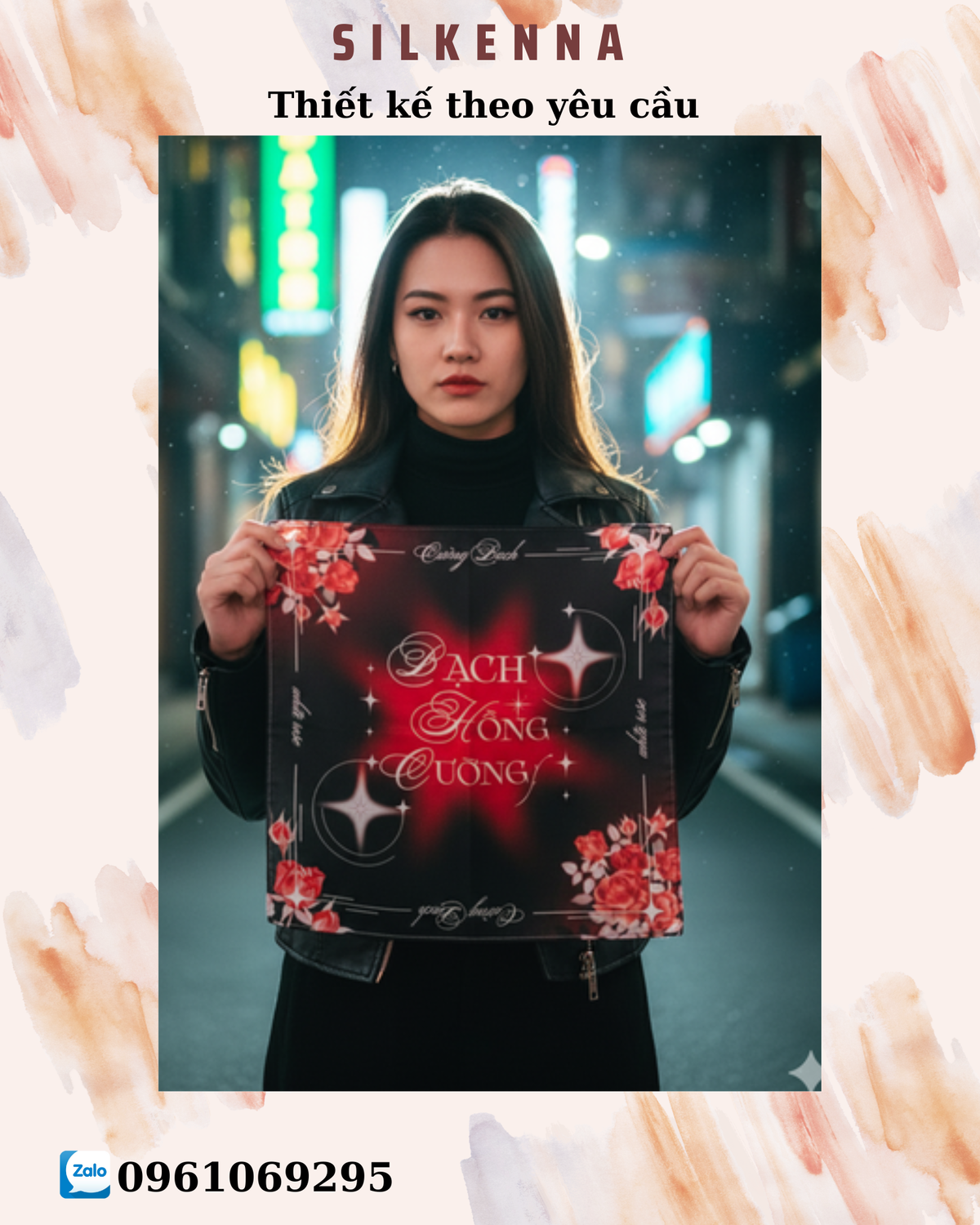 Khăn vân gỗ bandana K34